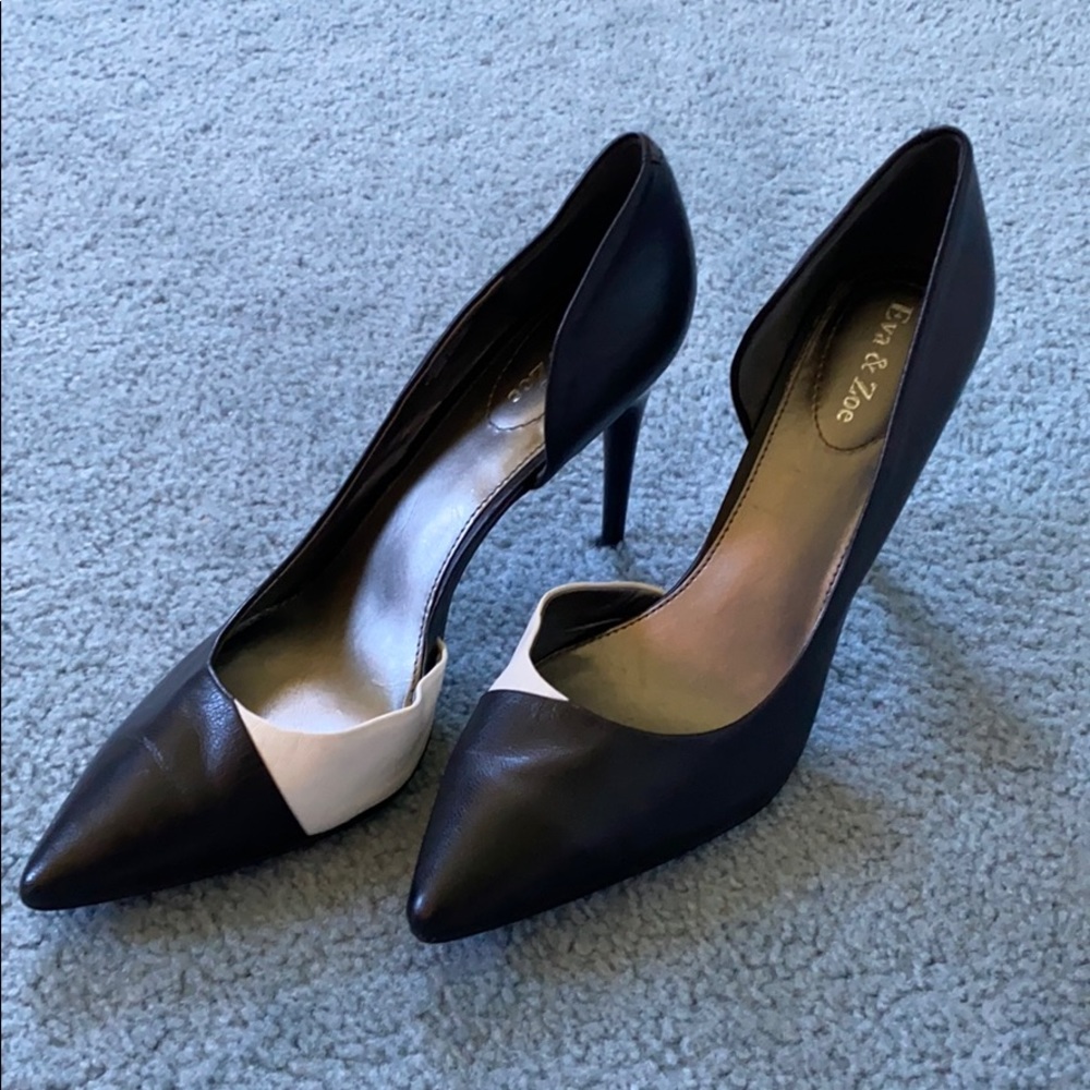 2.5” Black and White Heels